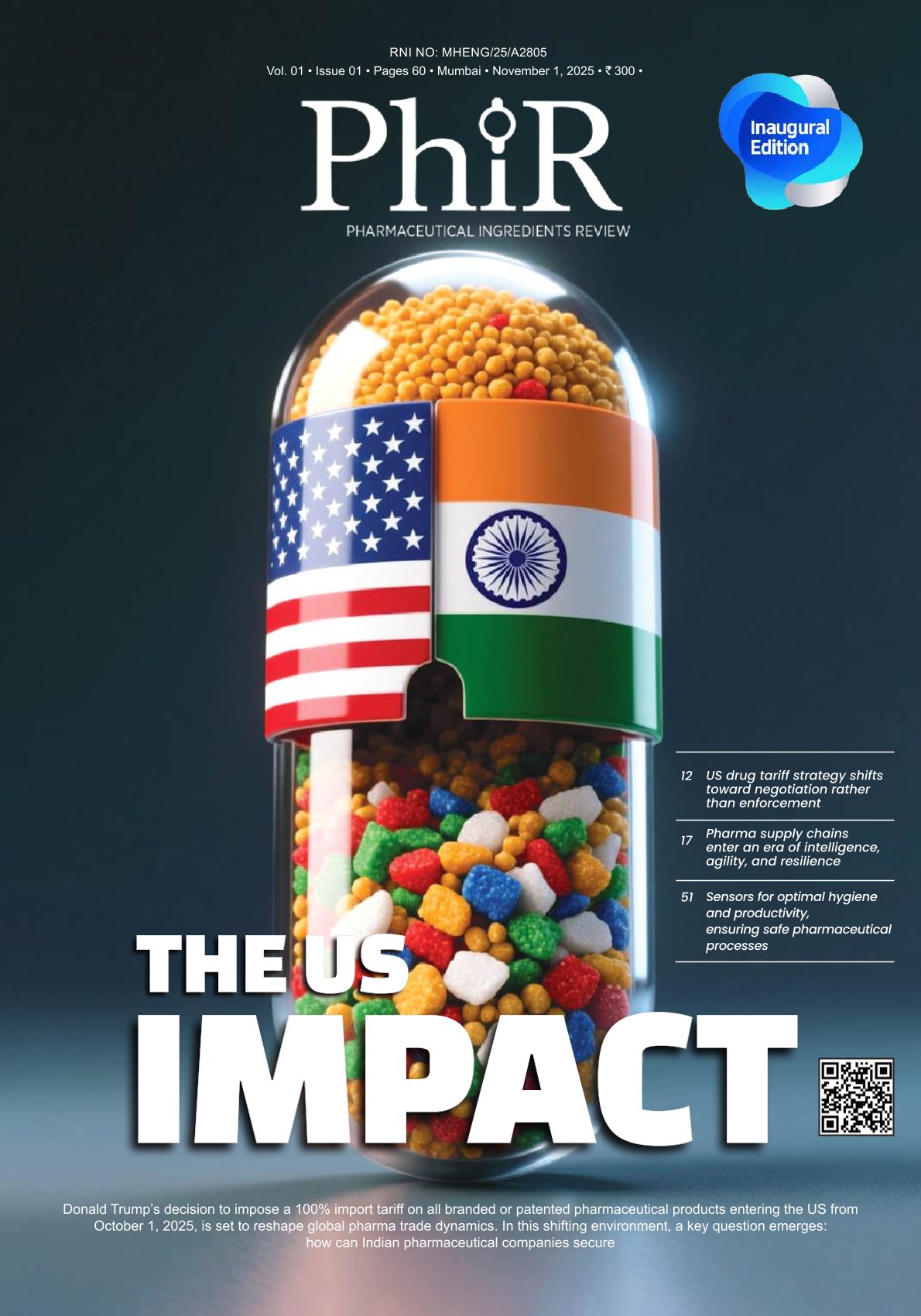 Pharmaceutical Ingredients Review : 1 Yr. Subscription